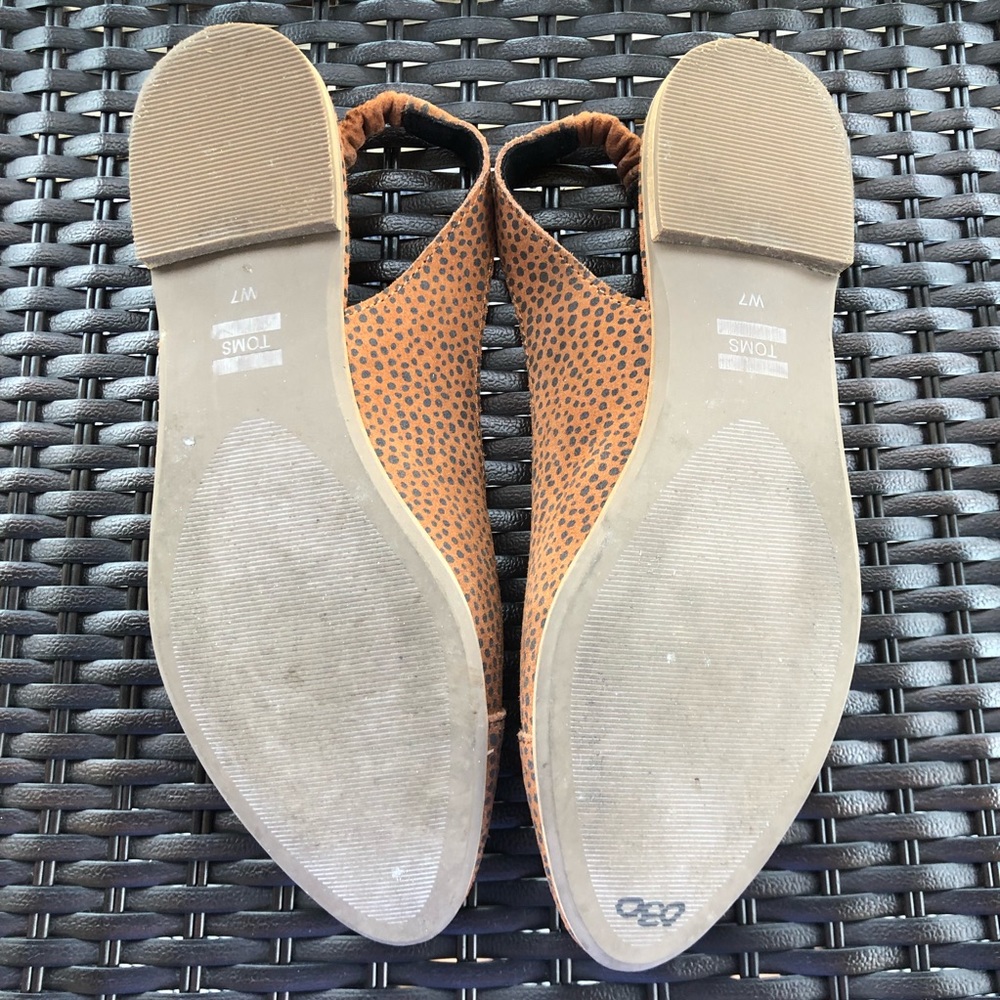 Toms : Leopard Print Slip on flats - Picture 5 of 5